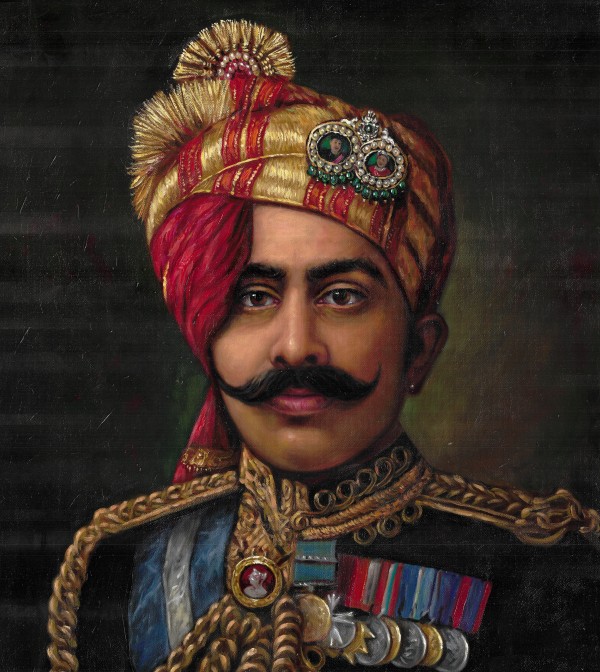 MAHARAJA PORTRAIT by NIHAL SINGH RATHORE